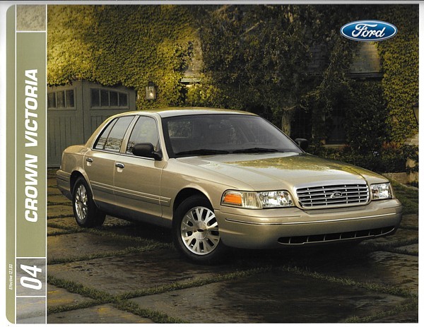 Primary image for 2004 Ford CROWN VICTORIA sales brochure catalog 2nd Edition 04 US LX Sport