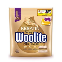 Woolite Capsules PRO CARE with Keratin 1 bag/ 33 washes -Made in Europe - $32.66