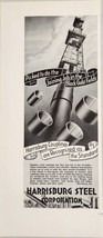 1936 Print Ad Harrisburg Steel Corp Couplings Derrick Oil Fields Harrisburg,PA - £14.56 GBP