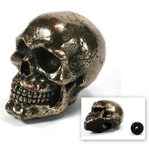 Skull Stick Shift Knob Gear Bronze Resin New Skeleton Goth Lever Car Truck Biker - £15.88 GBP