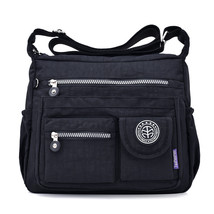 Ags handbags female famous brand solid messenger bag small summer beach nylon purse sac thumb200