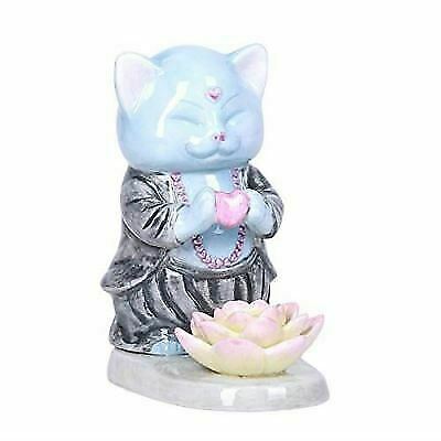 Pacific Giftware Master Meow Meditation Love Ceramic Incense Holder - $27.99