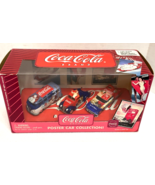 Coca-Cola Coke Johnny Lightning 1:64 Die-Cast Poster Car Collection incl... - $14.00