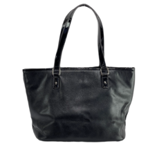 EASY SPIRIT Women&#39;s Handbag Black Leather Purse - $26.99