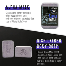 Gibs Alpha Male Exfoliating Soap, 6 Oz. image 2