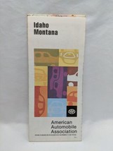 Vintage 1979 AAA Idaho Montana Travel Map - $35.63