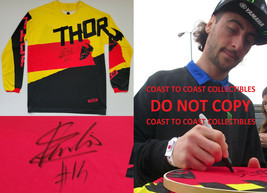 Dylan Ferrandis Supercross Motocross signed Thor Jersey COA proof autographed= - £273.78 GBP