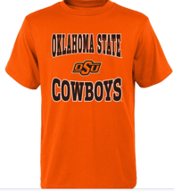 Oklahoma State Cowboys NCAA Boys Sports Team T-Shirt Youth Large - £12.53 GBP