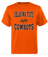 Oklahoma State Cowboys NCAA Boys Sports Team T-Shirt Youth Large - £12.59 GBP