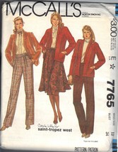Mc Call&#39;s 7765 Size 12 Misses&#39; By Carole Little Jacket Skirt Pants Uncut - £2.34 GBP