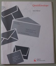 GCC Technologies - QuickEnvelope - User&#39;s Manual - $19.77