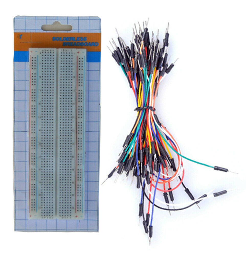 Tektrum Solderless 830 Tie-Points Experiment Plug-In Breadboard Kit With... - $14.95