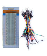 Tektrum Solderless 830 Tie-Points Experiment Plug-In Breadboard Kit With... - $20.51 CAD