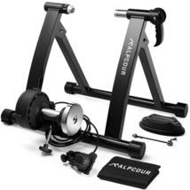 Alpcour Portable Stainless Steel Indoor Fluid Bike Trainer Stand - $74.79