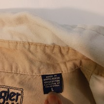 Men's Wrangler Hero Spread Collar Button Up Long Sleeve Men's Shirt Size Large image 4