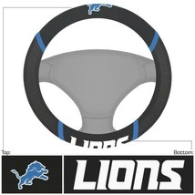 NFL Detroit Lions Embroidered Mesh Steering Wheel Cover by FanMats - £18.34 GBP