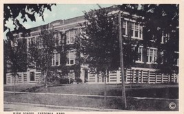 Fredonia Kansas KS High School Postcard D25 - $2.99