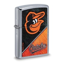 Zippo® MLB® Baltimore Orioles Street Chrome™ Lighter - New Design - £27.51 GBP