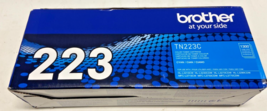 Genuine BROTHER TN 223C Toner Cartridge 1300 pages CYAN - $41.72