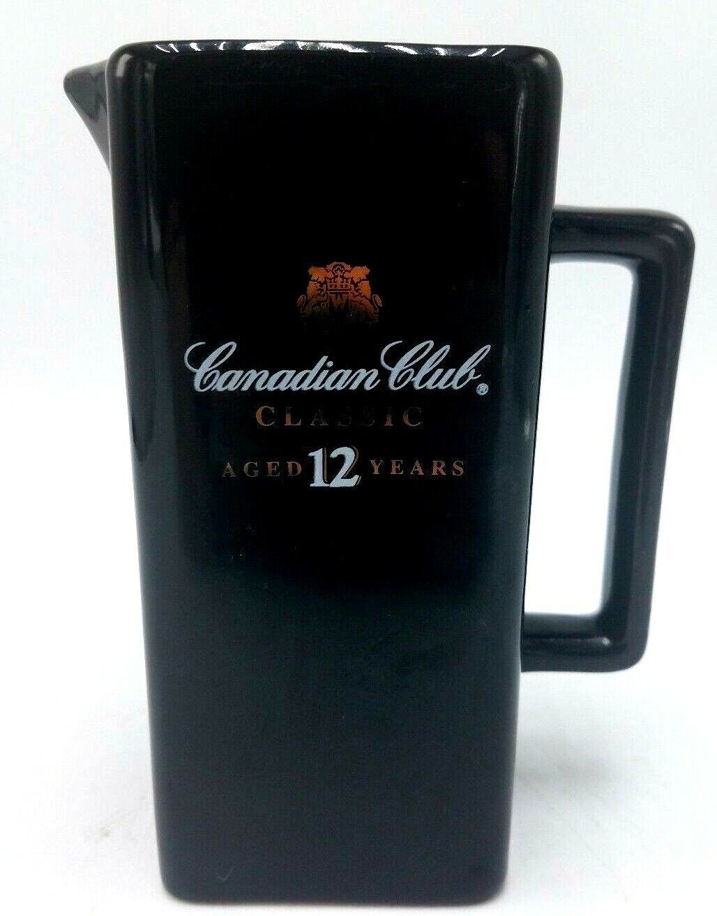Canadian Club Classic Aged 12 years - Mini Bar Pitcher Black Collectible - $11.83