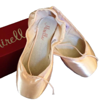 Mirella Advanced Ms101a Pointe Ballet Shoes Pink, Sz 4, 1x Nib Orig. $80 - £29.88 GBP