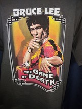 Bruce Lee Game Of Death Gray Graphic Tee Size Adult Large - £23.98 GBP