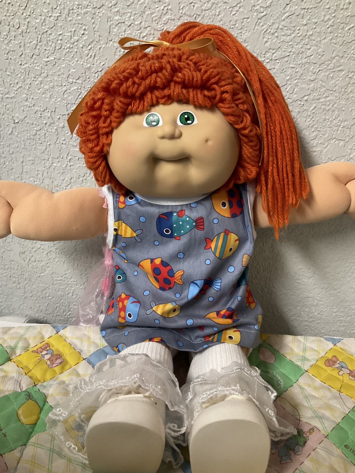 RARE Vintage Cabbage Patch Kid Girl Red Single Poodle Pony IC1 Taiwan HM#8 1986 Item image 2