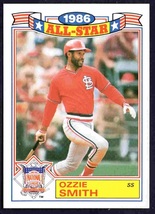 1987 Topps Glossy All Star Baseball Card 22 St Louis Cardinals Ozzie Smith - £0.39 GBP