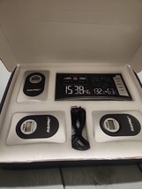 Wireless Weather Station Indoor/Outdoor with Remote Sensor Alarm Clock C... - $518.83 MXN