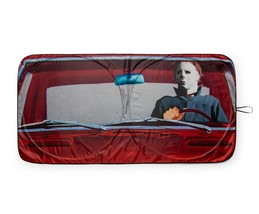 Halloween Michael Myers Sunshade for Car Windshield | 64 x 32 Inches - £31.45 GBP