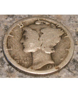 1931-D Mercury Dime G - rare 90% silver coin! - $152.31 MXN