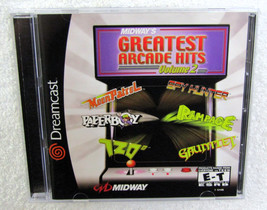 Midway&#39;s Greatest Arcade Hits Volume 2 for Sega Dreamcast /w Registratio... - £25.74 GBP