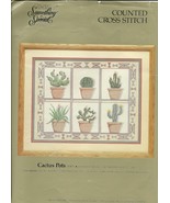 Counted Cross Stitch Kit Cactus Pots Something Special 50415 Aida Floss ... - £6.33 GBP