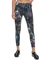 DKNY Womens Activewear Sport Tropic Shadow Printed High-Rise 7/8 Length ... - $59.50