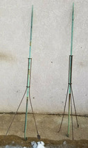 2 Antique Lightning Rod no Glass Ball or Weather Vane Directional  Arrow - £447.41 GBP