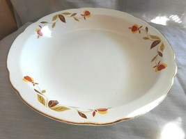 Hall Superior Quality Serving Oval Bowl W Lip Autumn Hall Dinnerware Plate Gold - £18.07 GBP