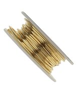 PG COUTURE 10 Meters Brass Wire - 18 Gauge (1.219 mm Diameter) - Golden ... - $13.49