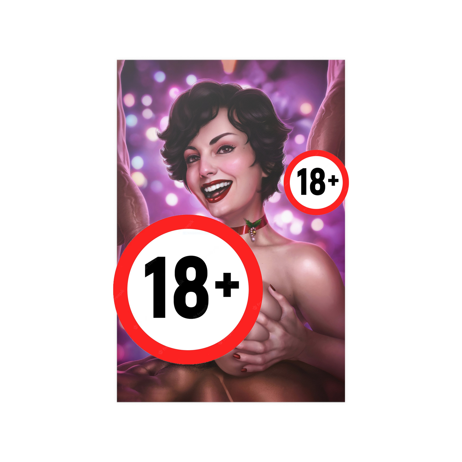 Erotic H Poster: Vianca Christmas (2 Versions)
