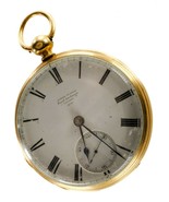 James Murray Reale Exchange 18k Oro Giallo Aperto Viso Orologio da Tasca - £9,386.30 GBP