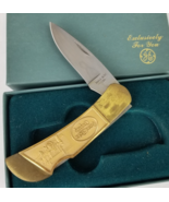 Bear MGC &amp; Son Cutlery pocket knife GENERAL ELECTRIC service award box U... - $89.99
