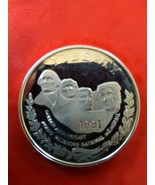 $1 1991 Mount Rushmore Silver 900‰ 50th Anniversary Commemorative Proof-... - €100,35 EUR