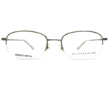 Cutter &amp; Buck Eyeglasses Frames INVERNESS GUN Rectangular Half Rim 53-19... - $37.18