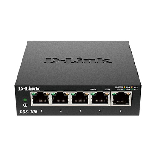 D-Link Metal Housing Gigabit Desktop Switch - 5-Port - $65.42