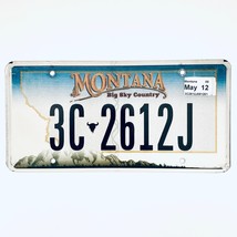 2012 United States Montana Yellowstone County Passenger License Plate 3C 2612J - £13.30 GBP