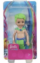 Barbie Dreamtopia Mermaid Rainbow Cove Chelsea Merboy Green Hair Doll - £7.58 GBP