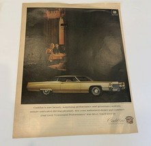 Lot 2 Cadillac Vintage Auto Ad 1960s Era - £25.98 GBP