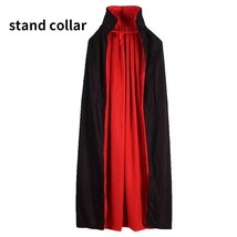  Black Red Cloak Adult Double-sided Cloak Black  Cloak Children Double-layer Clo - £69.64 GBP