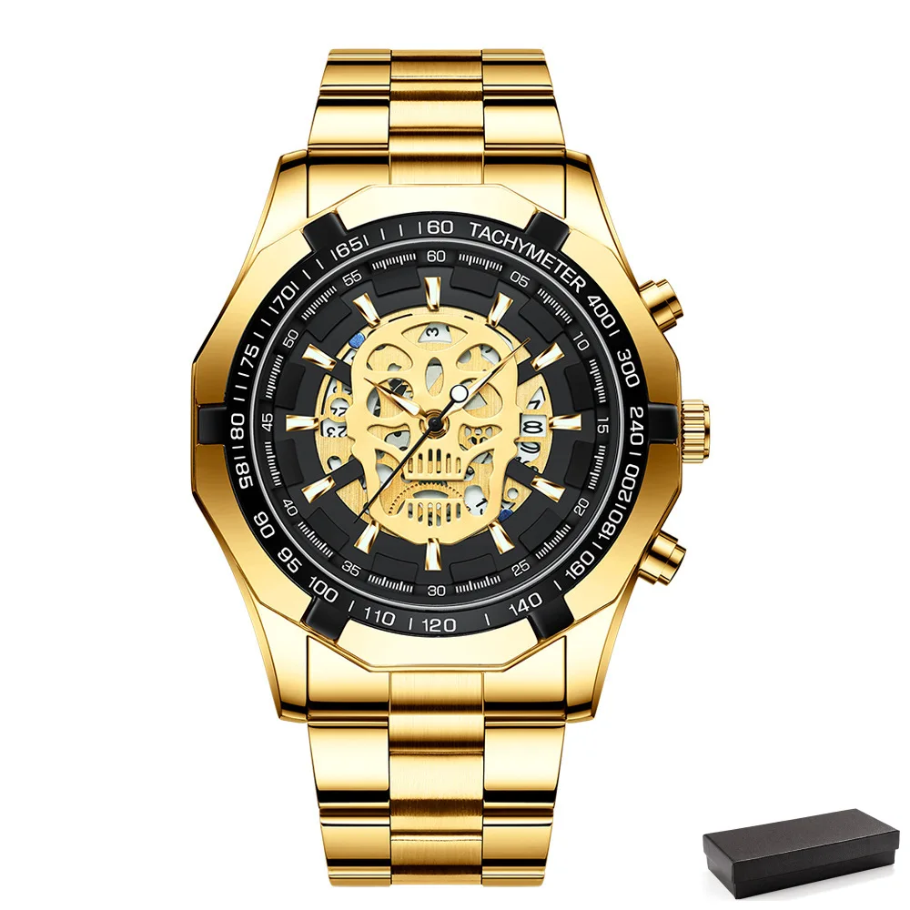 Mens Watch Quartz Top Luxury Stainless Steel Wristwatch 30M Waterproof F... - £19.38 GBP