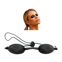 Black Flexible Tanning Goggles UV UVA UVB Eye Protection Glasses Adjusta... - $5.88