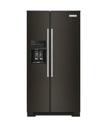 KitchenAid KRSF705HBS 36&quot; Side-by-Side Refrigerator in Black Stainless S... - £1,606.09 GBP
